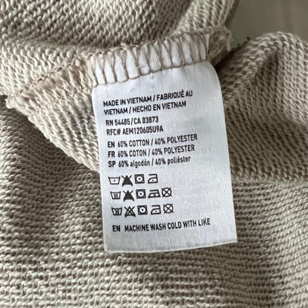 American-eagle Women's Cream and Tan Hoodie - Picture 5 of 5